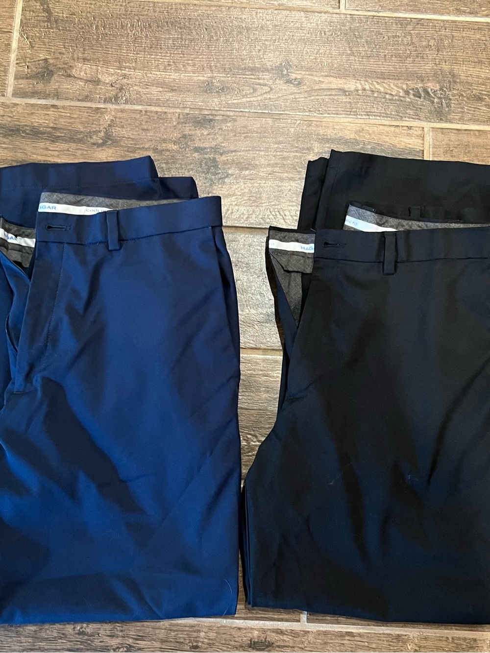 Men's Haggar  Dress Pants - Navy and Black